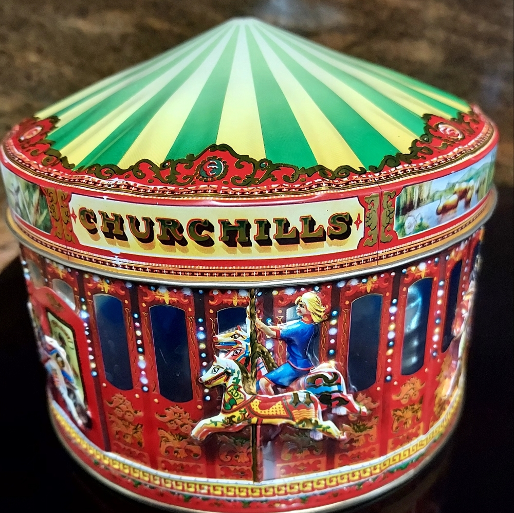 Churchills Carousel Tin.